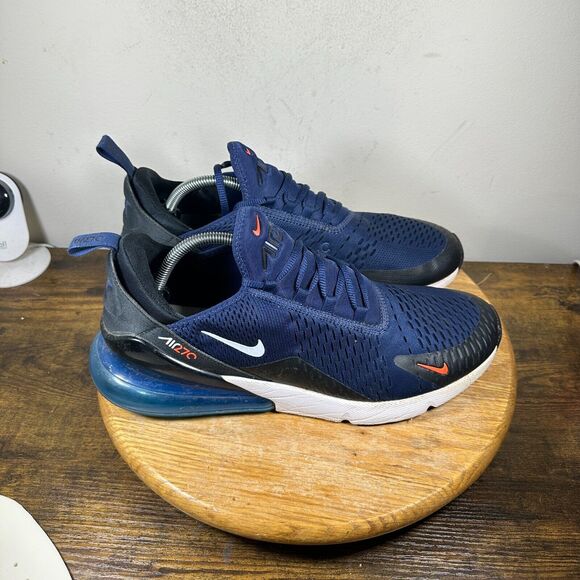 Nike Air Max 270 Midnight Navy White Sneakers‎ Shoe Men's Size 13 FD0279-400